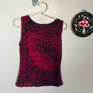 A.BYER vintage sparkly tank